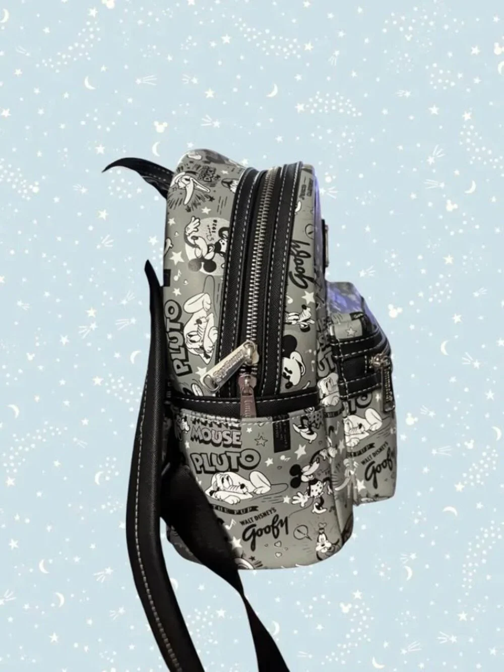 NWOT Disney Loungefly Mickey & Friends Valut Sketch Mini Backpack